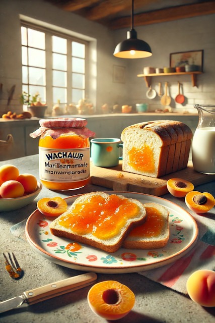 Wachauer Marillenmarmelade-Brot