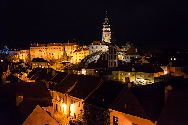 Moldau Cesky Krumlov Cesky Krumlov Stadt an der Moldau