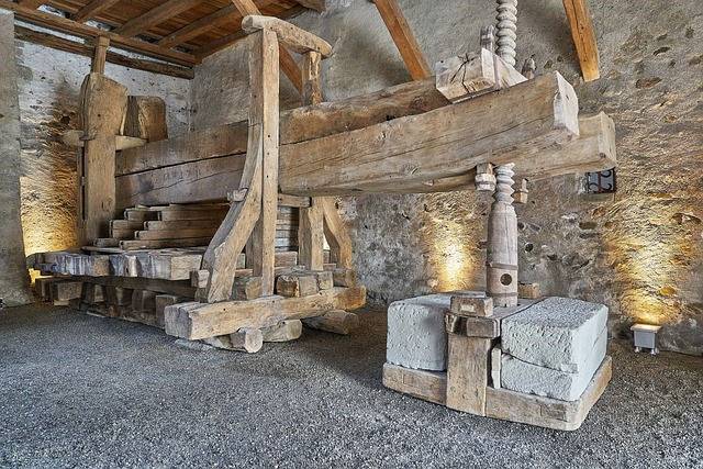 Historische Wassermühle bei einem Landausflug auf Flusskreuzfahrt erkunden