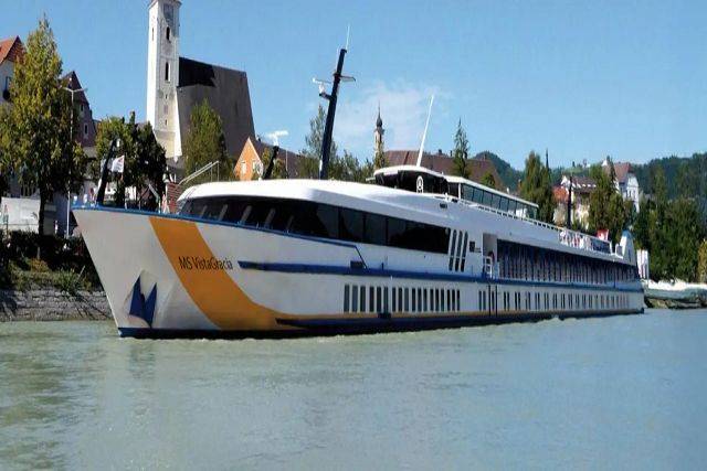 MS VistaGracia – Außenansicht des eleganten 1AVista Flussschiffs auf dem Rhein